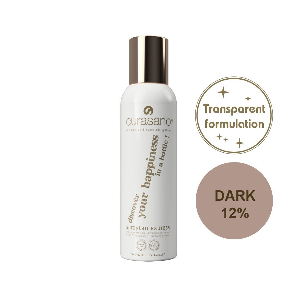 Curasano Spraytan Express Transparent Dark 150ml Peluquerias easyCut