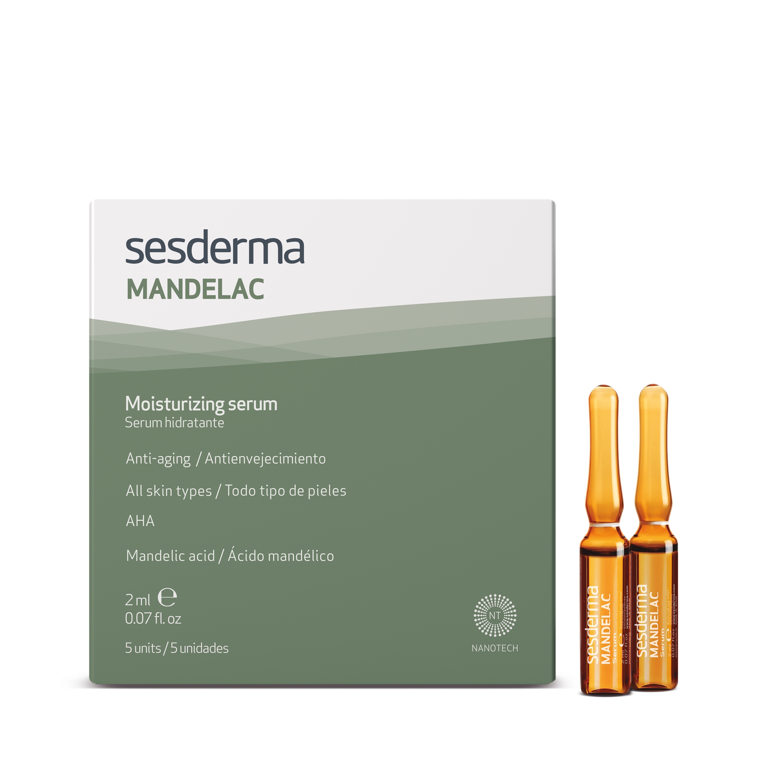 MANDELAC Serum hidratante ampollas 5 und. 2ml
